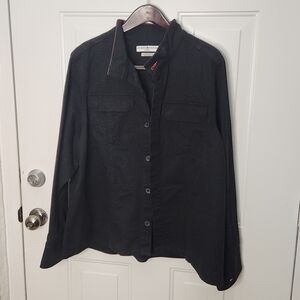 Tommy Hilfiger Woman Black Jean Jacket Size‎ 2X Plus